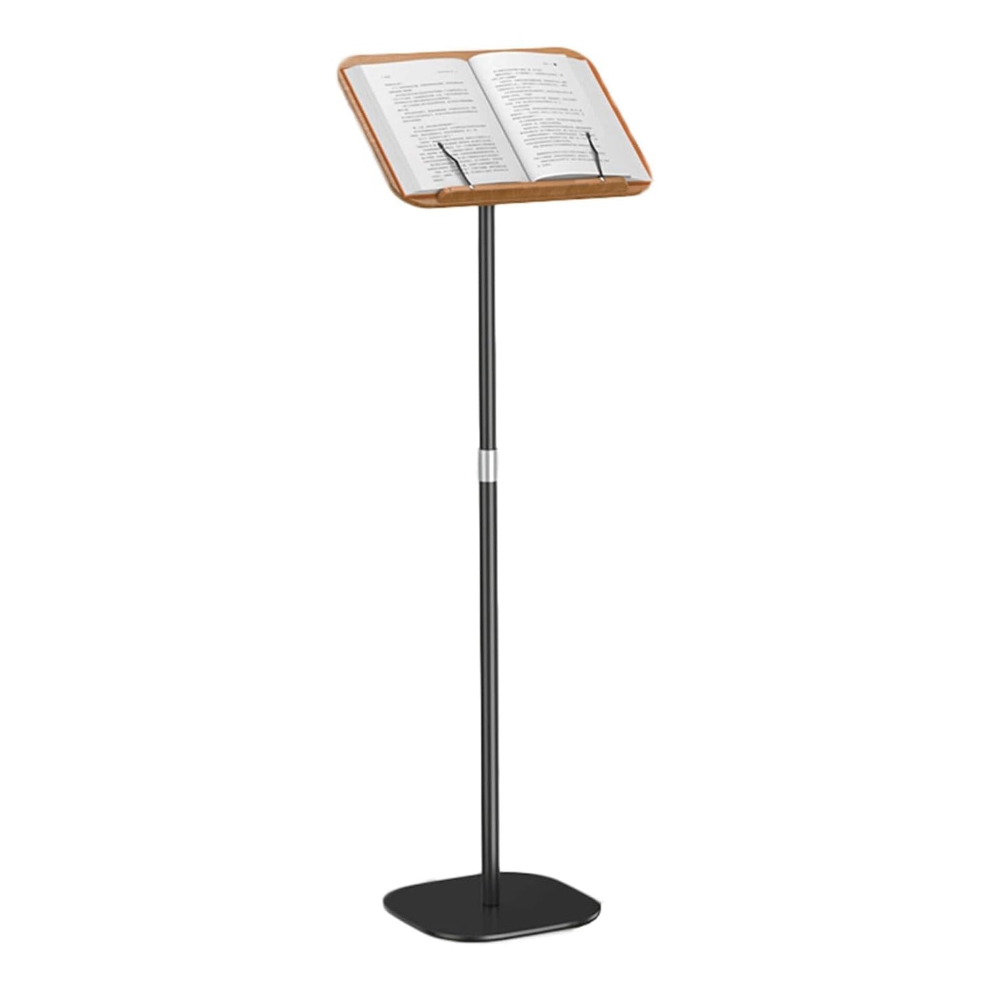 EYPKPL Pulpits Churches Floor-Standing Podium Wooden Tabletop Lecterns Height-Adjustable Tilting Tabletop with Edge Stop Podium Stand Small Pulpits Use Anywhere