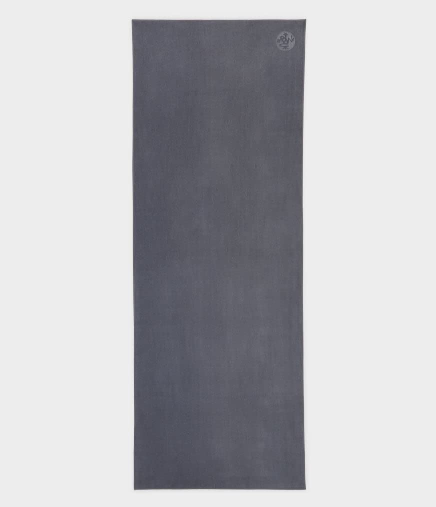 Manduka eQua Hot Yoga Mat Towel - 72" Instant Moisture Activated Grip Ultra Soft Microfiber Quick Dry, Daily Use Ready Lightweight, Travel Friendly Mat Layer 72 x 26.5 inches