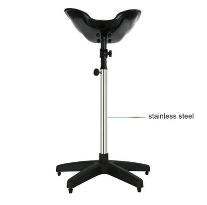Portable Backwash Shampoo Sink, Mobile Salon Washing Hair Basin Adjustable Shampoo Basin Stand for Professional Use in Salons Barbershop Or Home Use