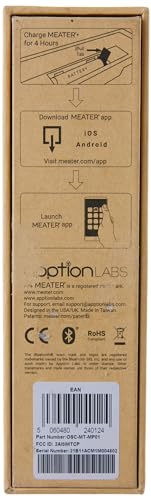 MEATER Plus: Smart Bluetooth Wireless Meat Thermometer Digital | BBQ, Grill, Oven, Smoker, Air Fryer, Kitchen | Perfect for Steak, Chicken, Turkey, and More | Delicious Recipes in App