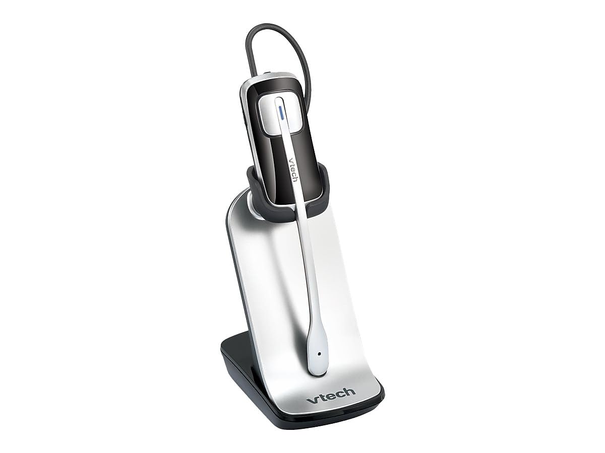 VTech IS6200 DECT 6.0 Accessory Cordless Headset (Silver/Black) – Hands-Free Expansion for Compatible AT&T Cordless Phones