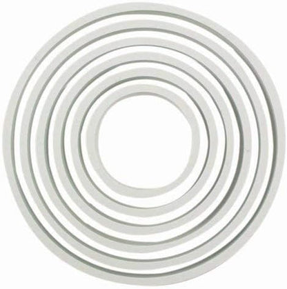 PME Set of 6 Round Cutters for Cake Decorating