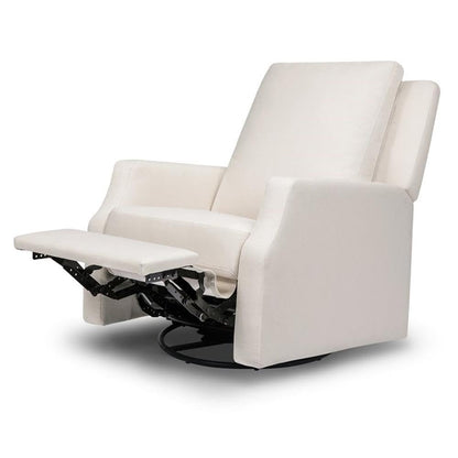 Namesake Crewe Glider Recliner Nursery Chair - GREENGUARD Gold & Certi-PUR US Certified Rocker Recliner - Glider Rocking Chair for Nursery & Living Room - Manual, 360° Swivel, Performance Cream
