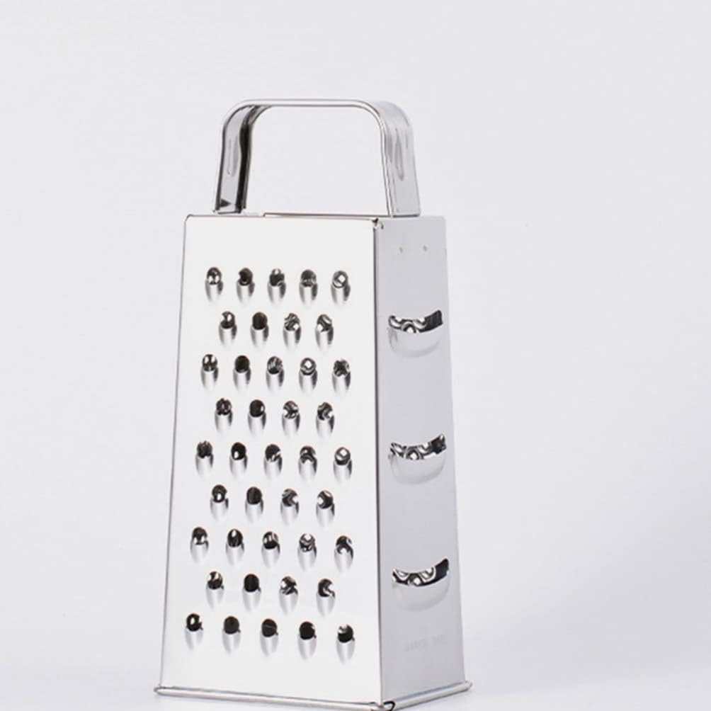SHERCHPRY Cheese Slicer, Box Grater, Stainless Steel Vegetable Shredder Mandoline Slicer for Kitchen, 6inch Potato