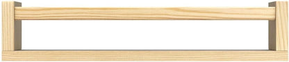 24 Inches (4-Pack) Forbena Natural Wood Nursery Bookshelves for Wall, Long Floating Book Shelves, Wall Mounted Bookcase