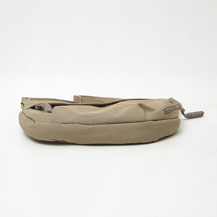 Nylon Crescent Crossbody Bag for Women Shoulder Tote Handbag Casual Sling Bag Dumpling Purse Bag for Outdoor Travel