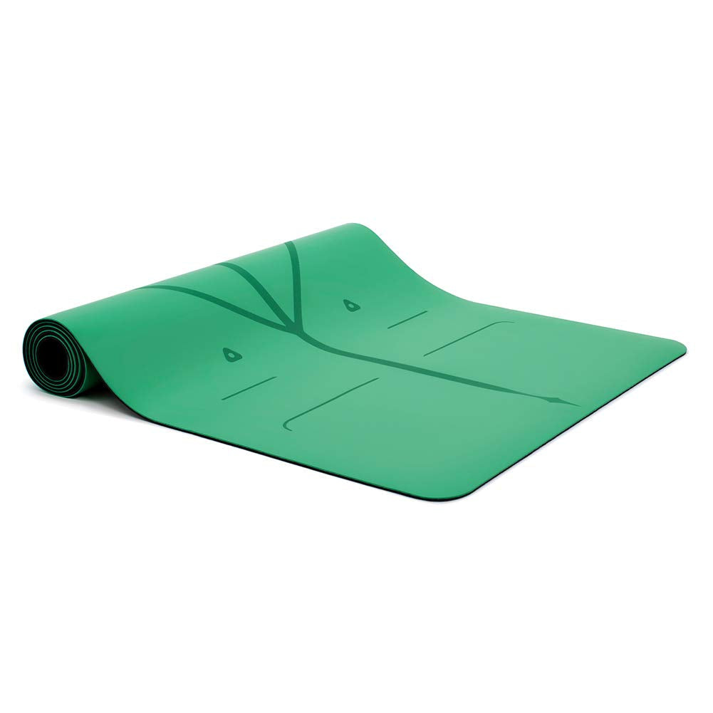 Liforme Travel Yoga mat – Patented Alignment System, Warrior-Like Grip, Non-Slip, Eco-Friendly, Ultra-Lightweight and Sweat Resistant, Made with Natural Rubber