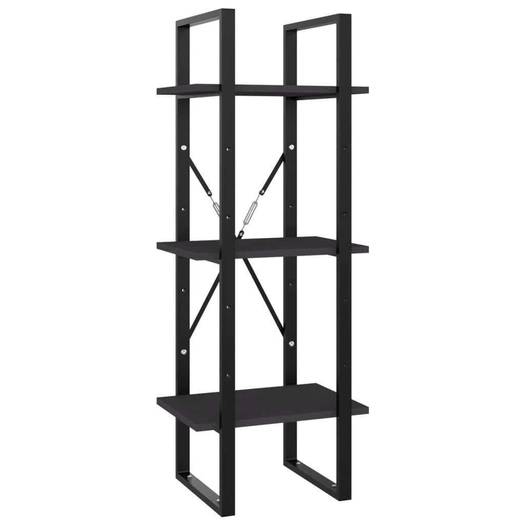 Kalmrek 5-Tier Book Cabinet Gray Engineered Wood with Metal Frame 15.7"x11.8"x68.9" Bookshelf Storage Organizer Display Rack for Home Office Living Room Library