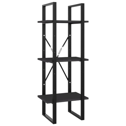 Kalmrek 5-Tier Book Cabinet Gray Engineered Wood with Metal Frame 15.7"x11.8"x68.9" Bookshelf Storage Organizer Display Rack for Home Office Living Room Library