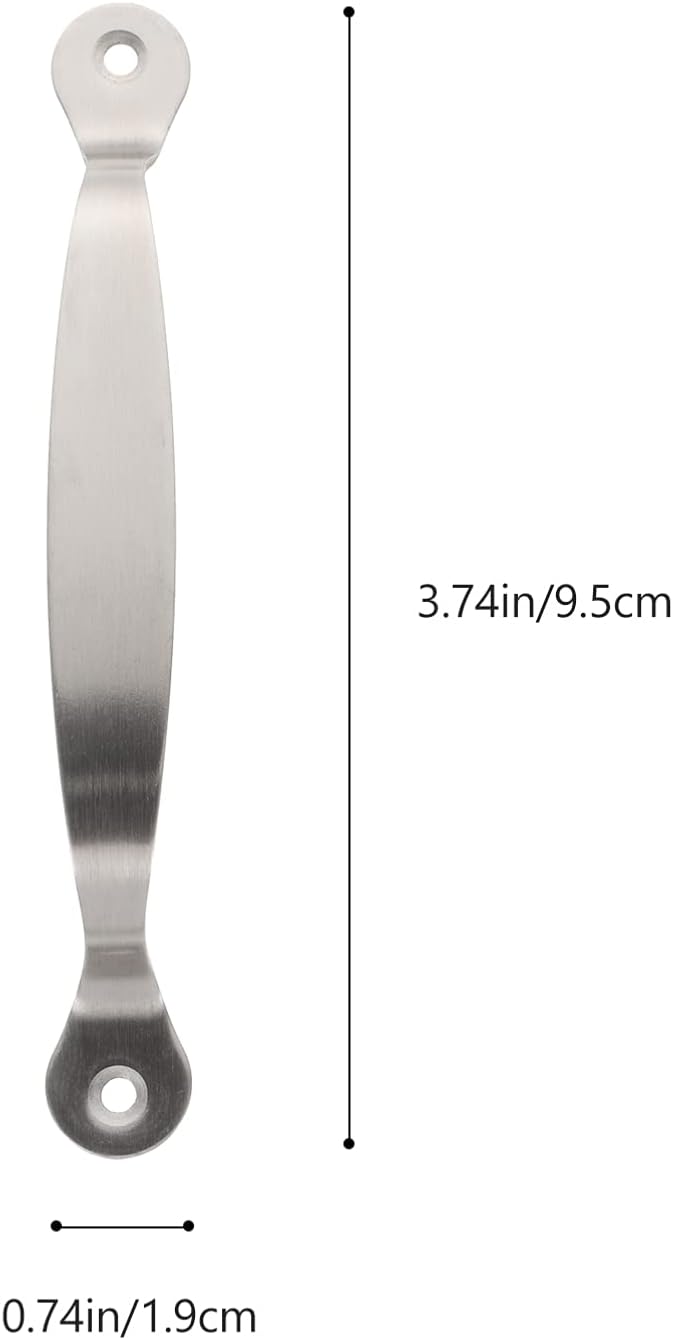 Cutting Board Handles Cabinet Pulls: 3pcs Stainless Steel Drawer Handles for Kitchen Butcher Board, Side Pulls