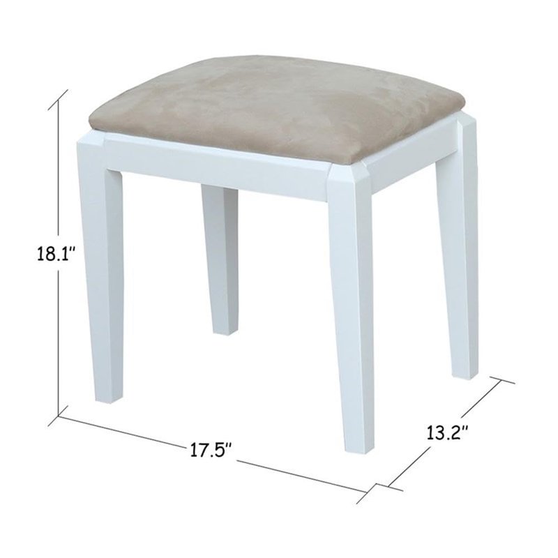 International Concepts Vanity Bench, Snow White