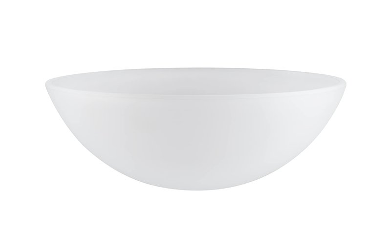 Aspen Creative 23518-11, Frosted Replacement Glass Shade for Medium Base Socket Torchiere Lamp, Swag Lamp and Pendant & Island Fixture, 10-3/8" Diameter x 3-7/8" Height