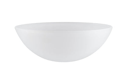 Aspen Creative 23518-11, Frosted Replacement Glass Shade for Medium Base Socket Torchiere Lamp, Swag Lamp and Pendant & Island Fixture, 10-3/8" Diameter x 3-7/8" Height