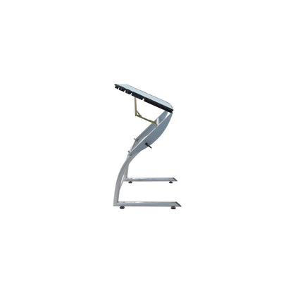 HomeStock Adjustable Art Drawing Table with Storage Trays - Drafting Desk, Standing Desk, Multipurpose Workstation