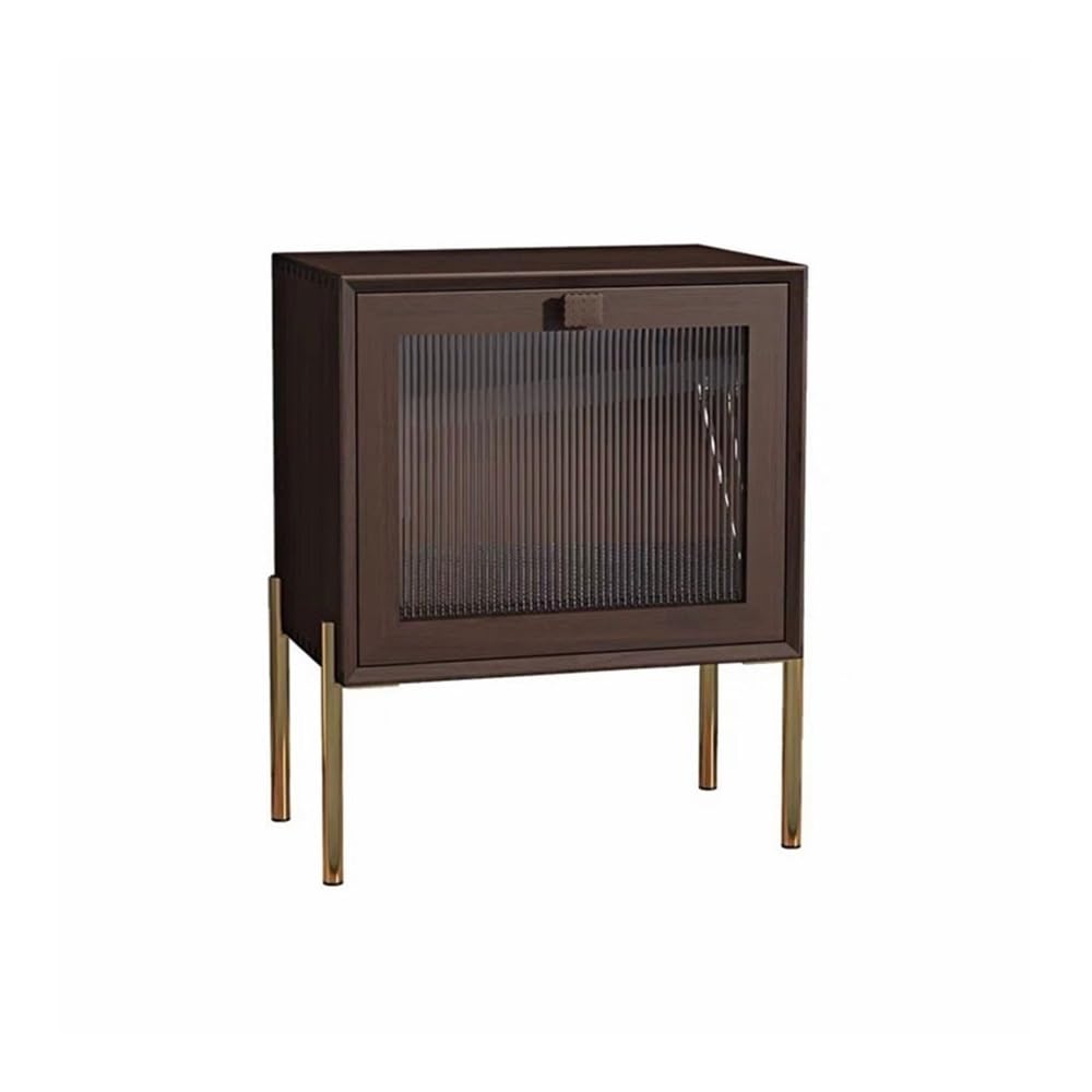 WOAITIANTIAN Cd Dvd Storage Vinyl Record Cabinet Light luxury with Iron Feet Home Wooden CD Storage Rack