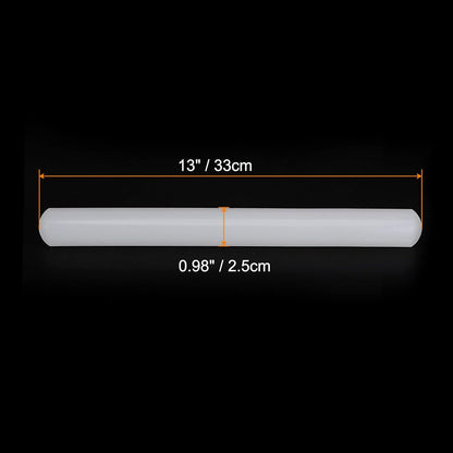 13 Inch 0.98 Inch HARFINGTON x PP Plastic Non-Stick Fondant Rolling Pin - Dough Roller for Cookie, Pastry, Pizza, Clay