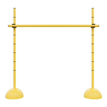 Power Systems Adjustable Plyometric Hurdles Set of 4, 12”– 40” Height, Speed & Agility Training Equipment for Athletes, Soccer, Football, Track & Field, Indoor/Outdoor Use