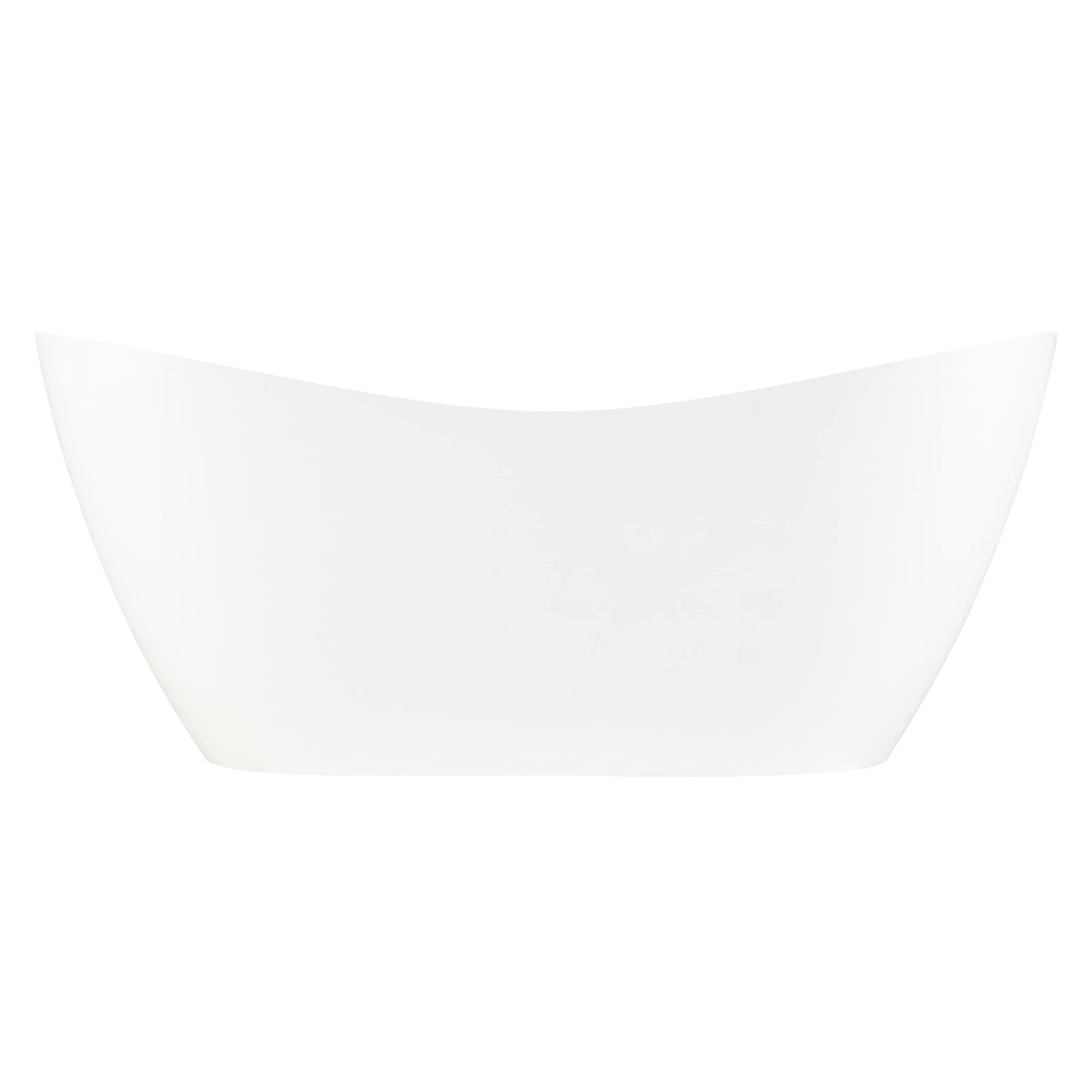 Signature Hardware 445130 Sheba 72" Acrylic Soaking Double Slipper Freestanding Tub