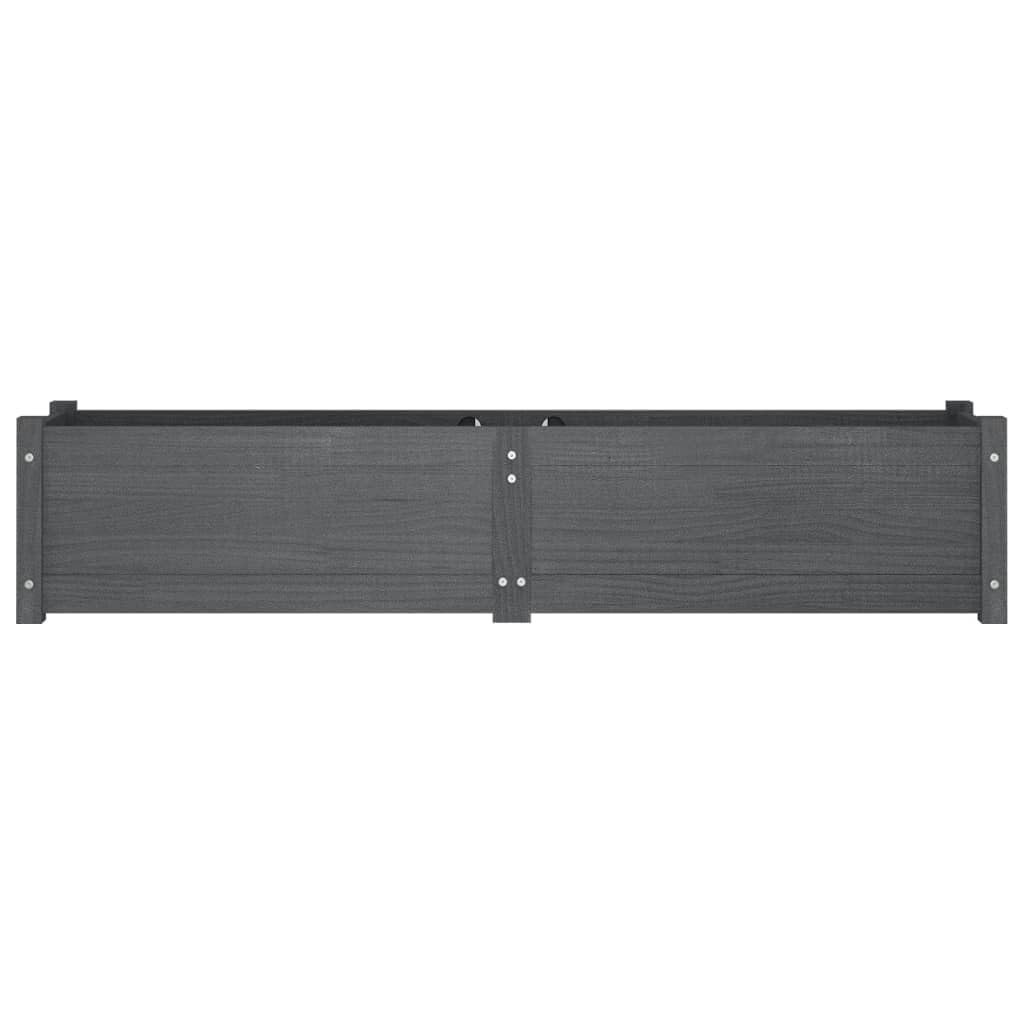 Mhdvray Raised Garden Bed Set 2 Pack Large 59.1 x 59.1 x 12.2 in Outdoor Wooden Planter Box, Solid Pine Wood Elevated Garden Beds for Patio, Balcony, Yard and Deck