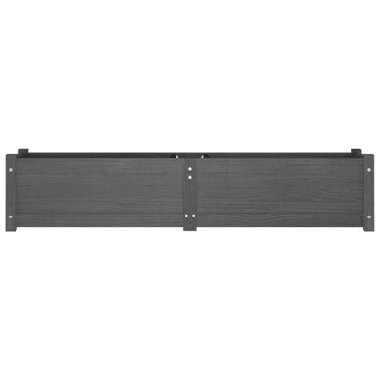 Mhdvray Raised Garden Bed Set 2 Pack Large 59.1 x 59.1 x 12.2 in Outdoor Wooden Planter Box, Solid Pine Wood Elevated Garden Beds for Patio, Balcony, Yard and Deck