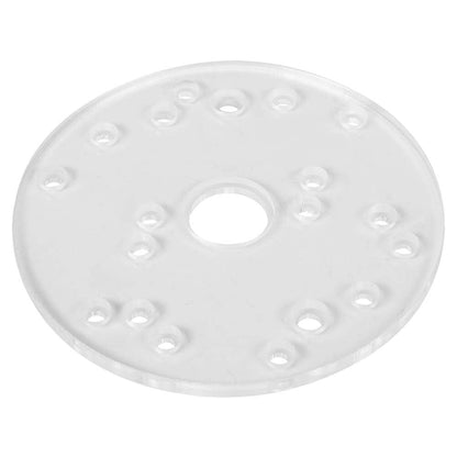 Universal Router Base Plate Kit, Acrylic Base Plate with Brass Centering Pin Screws for Trim Routers Woodworking, Power Routers
