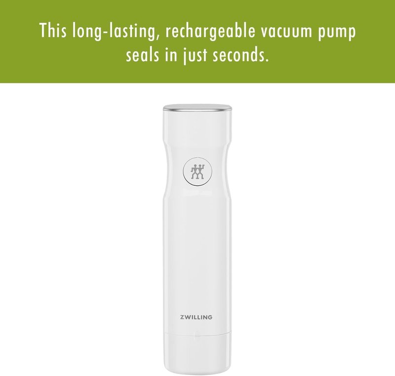 ZWILLING Fresh & Save Handheld Vacuum Sealer Machine for Easy Storage