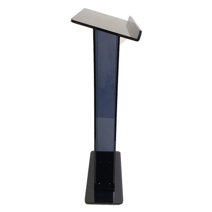 BTZHY Lectern Podium Stand, Acrylic Pulpit Transparent Podium Church Wedding Podium School Stage Host Business Office Furniture Conference Display Stand