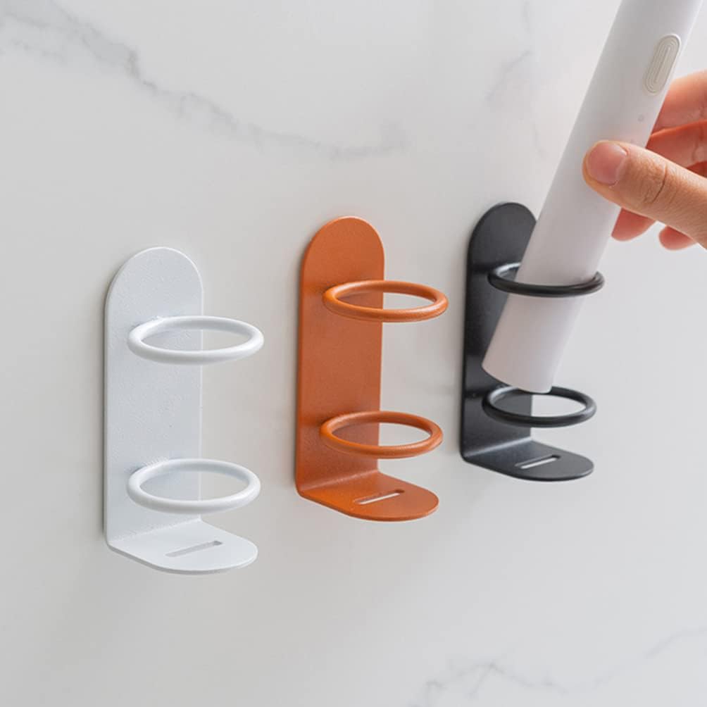 DOITOOL 2pcs Wall Mounted Shelves Toothbrush Holder Rack Organizer for Bathroom Vanity Countertops Office Electric