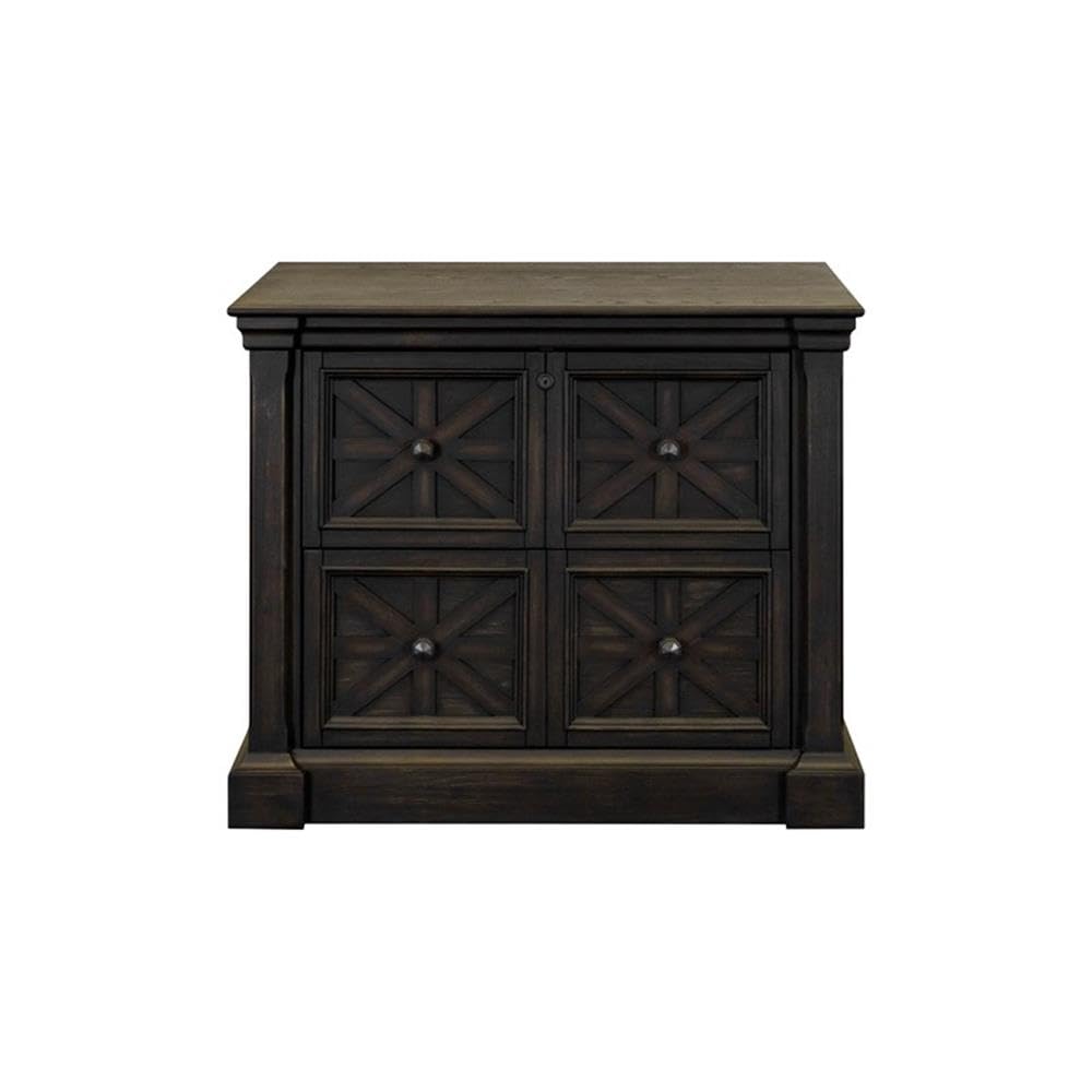 Martin Furniture Traditional Wood Lateral File Storage File Drawer Office File Drawer Dark Brown