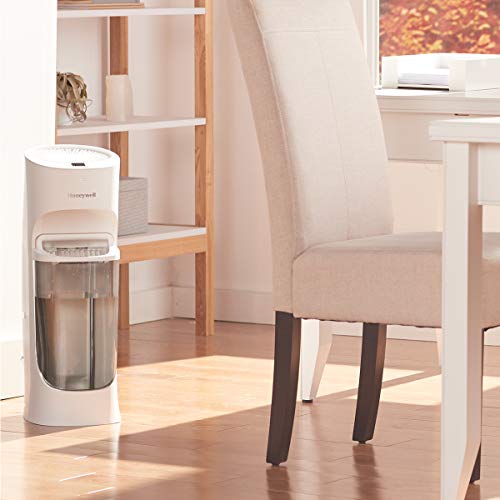 Honeywell Top Fill Tower Humidifier, Digital Humidistat, Black – Cool Mist Humidifiers for Bedroom, Home or Office with Space-Saving Tower Design
