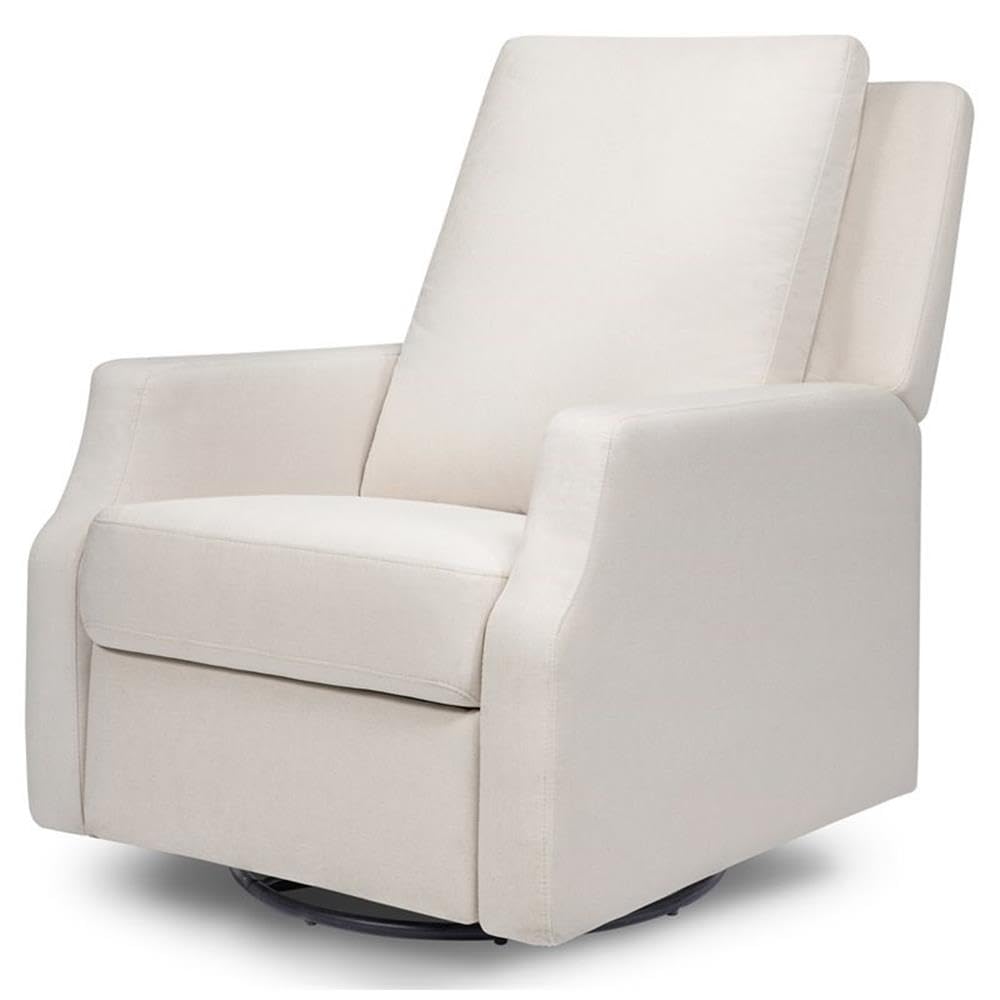 Namesake Crewe Glider Recliner Nursery Chair - GREENGUARD Gold & Certi-PUR US Certified Rocker Recliner - Glider Rocking Chair for Nursery & Living Room - Manual, 360° Swivel, Performance Cream