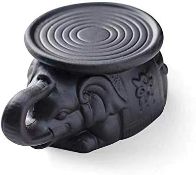 Handmade Yixing Elephant Teapot Holder, Purple Sand Teapot Pad, Black Tea Tray Decor