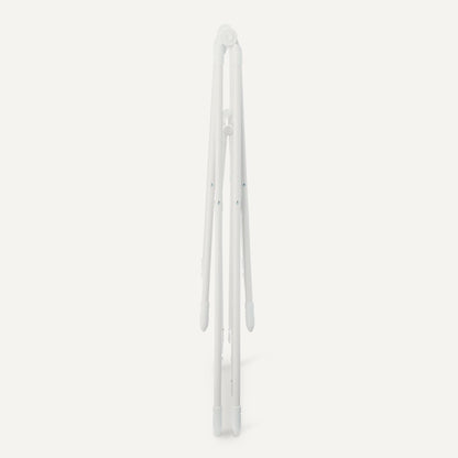 Amazon Basics Foldable Space-Saving 2-Wing Metal Clothes Drying Rack, 61x23.6x39.3 inches, White