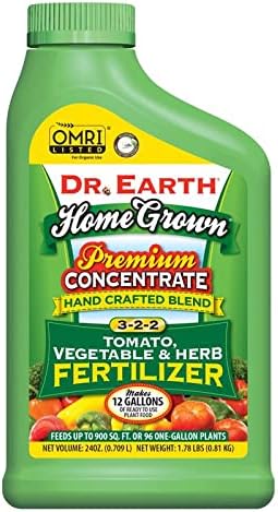 Dr. Earth 3-2-2 24 Oz. Home Grown Tomato Vegetable & Herb Organic Plant Fertilizer Concentrate
