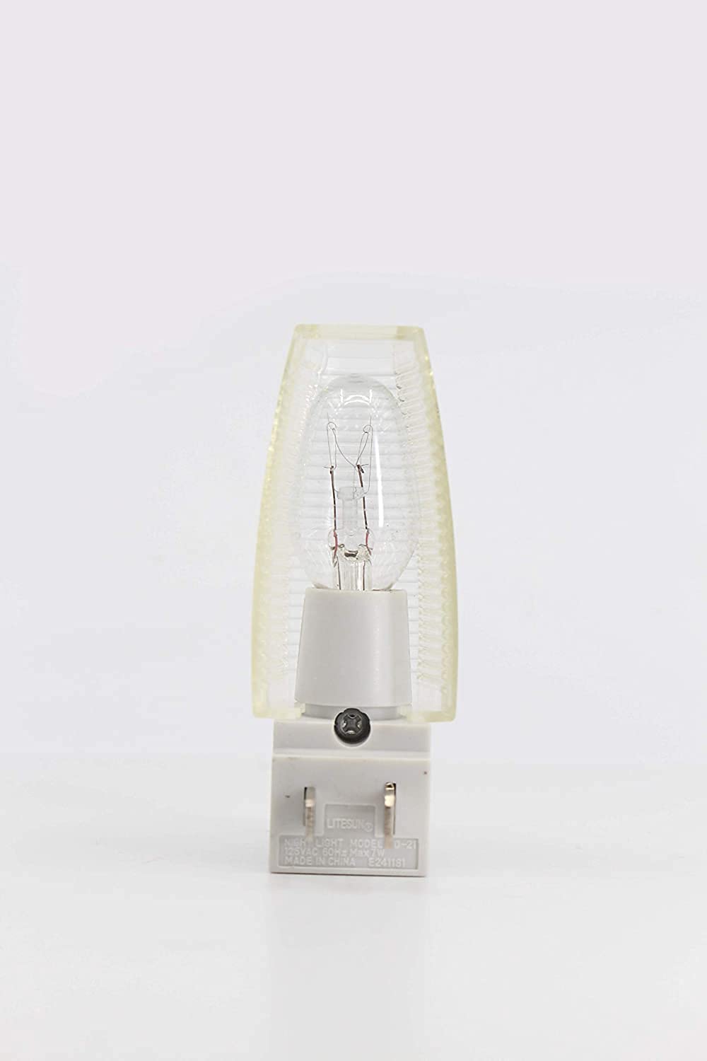 Kingman Night Light Wall Plug in with On/Off Switch Warm White UL Listed, 120V 4W (1 Pack)
