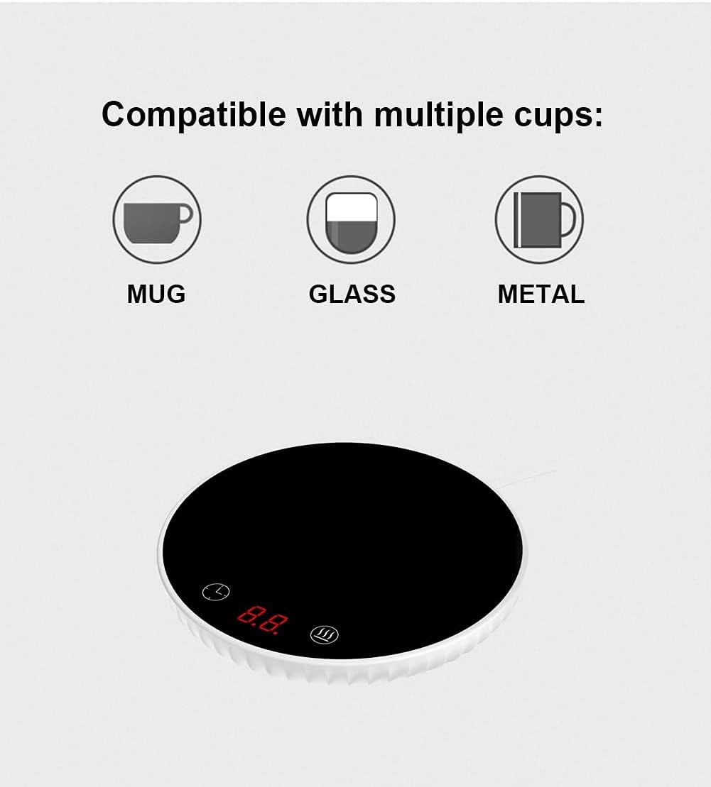 Ulinkbay Candle Warmer, Coffee Mug Warmer, Warmer Plate for Wax, Jar, Desktop Cup Warmer Plate, Gift for Women