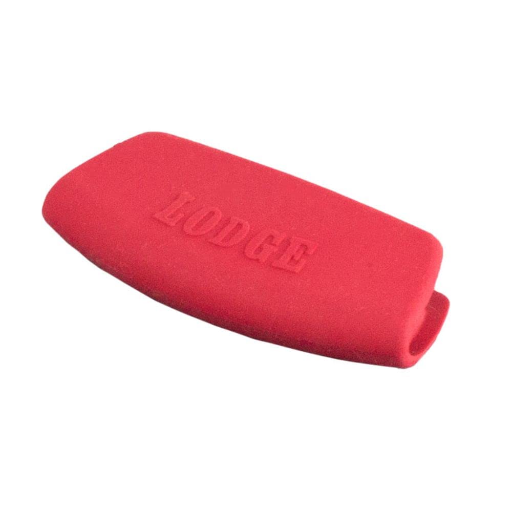 Lodge Silicone Grips - Dishwasher Safe Silicone Grips Designed Bakeware Products Only - Reusable Heat Protection Up to 425° - Red