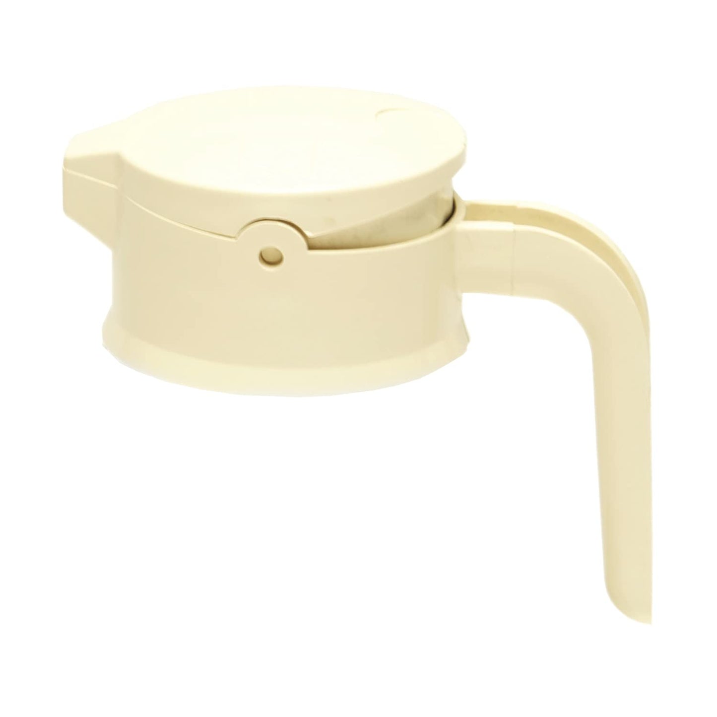 Service Ideas SY916AL Syrup Dispenser, 16 oz, Almond/Clear