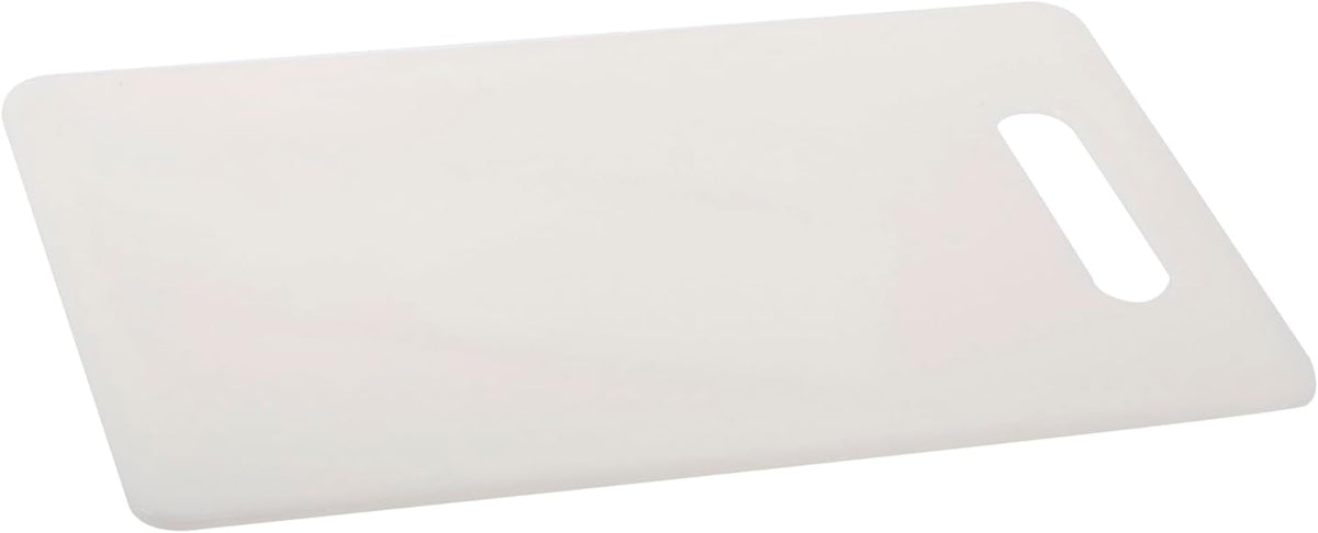 Luciano Plastic Cutting Board - 13.6 x 9.8 Inches, White