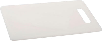 Luciano Plastic Cutting Board - 13.6 x 9.8 Inches, White