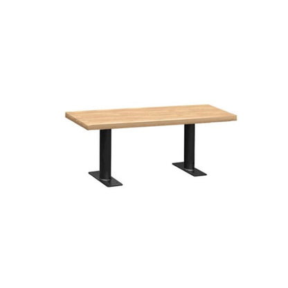 Salsbury Wood Locker Bench - 48 Inches - 14 Inches Deep - Light Finish - Bolt Mounted