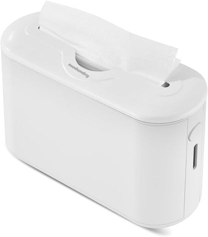 Countertop, Compact Paper Towel Dispenser Single Sheet Dispensing with Built-in Spring, Visible Window, Easy Top