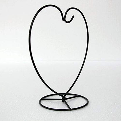 YY YEARCHY Elegant Iron Plant Stand for Hanging Terrariums - Big Heart Design