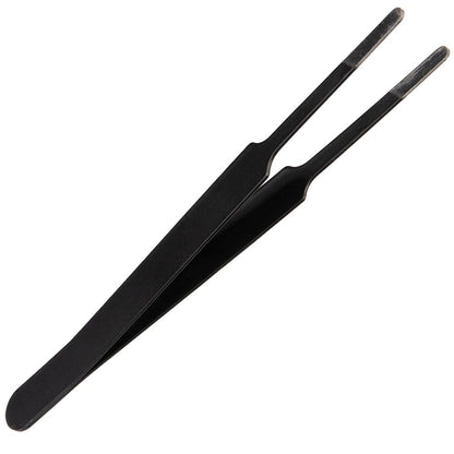 Craft County Precision Tweezers – Anti-Static Stainless Steel Tweezers – 6 Pack