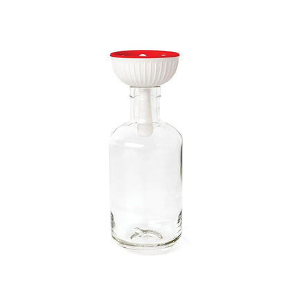 OTOTO Mushroom - Foldable Small Kitchen Funnel with Wide Mouth for Jars. Bottle Liquid Transfer - Silicone, 100% Food Safe, BPA Free, Dishwasher Safe