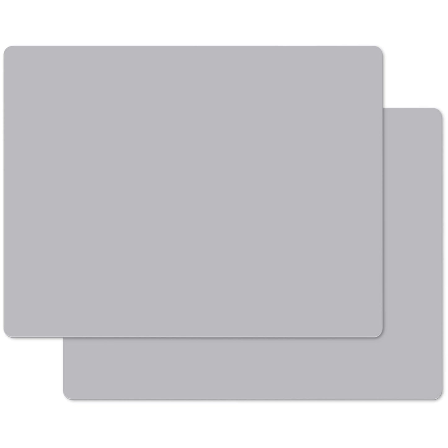 Gartful 2 Pack Silicone Mats for Countertop - 0.05" Thicker, 32" by 24" Extra Large Counter Table Protector, Heat Resistant, Work Desk Pad, Placemat, Multipurpose, Pastry Mat, Light Gray