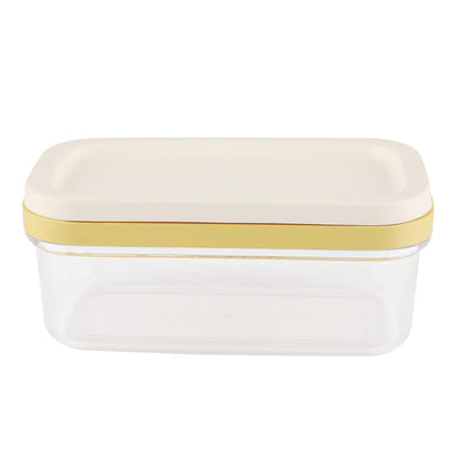 Yctze Butter Box Cheese Container with Cutting Net for Food Storage in Kitchen, Plastic Dish Box with Lid - Ideal for Cheese, Velveta and Butter Storage