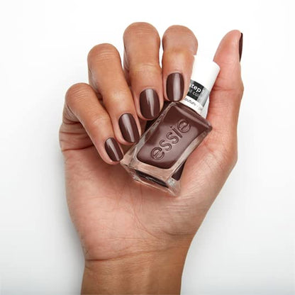Essie Gel Couture Longwear Nail Polish Kit, Sheer Nude Pink, Fairy Tailor + Top Coat, 0.46 fl oz each