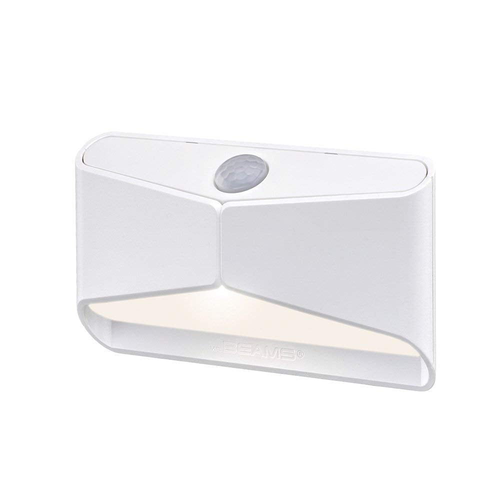 Beams MB710 15 Lumen LED Wireless Battery Powered Motion Sensing LED Nightlight, 3-Pack, White