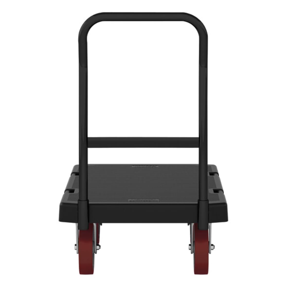 Heavy Duty Platform Truck Cart 24" x 36", 1600 lb Capacity Resin Deck Platform Dolly, Commercial Utility Cart for Warehouse, Stockroom & Industrial Use